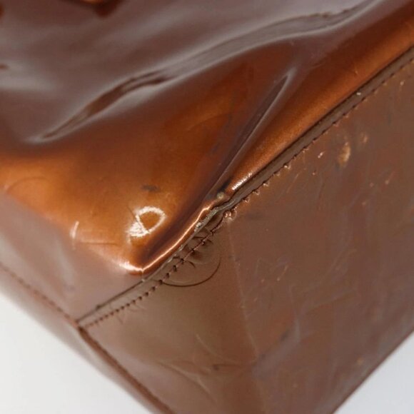LOUIS VUITTON Monogram Vernis Reade PM Hand Bag Bronze M91146 LV Auth SW1525 - Picture 5 of 16